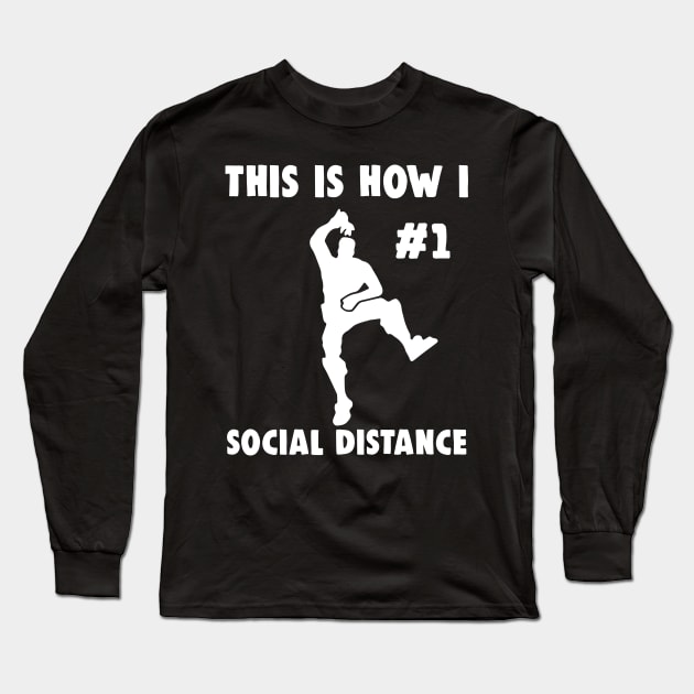 The Elf This Is How I 1 Social Distance Long Sleeve T-Shirt by nikolay